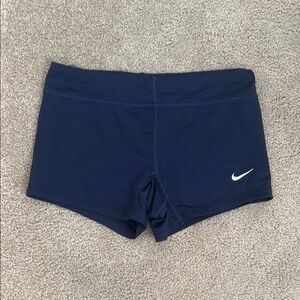 Nike Blue Athletic Shorts Spandex